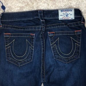 Dark wash true religion skinny jeans